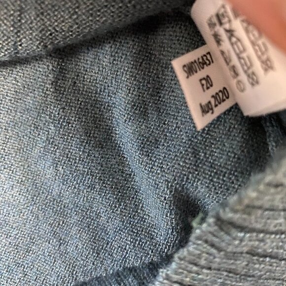 Smartwool Sweater Mens Size L Sparwood Striped Blue Crew Neck Lightweight Wool - Picture 8 of 11